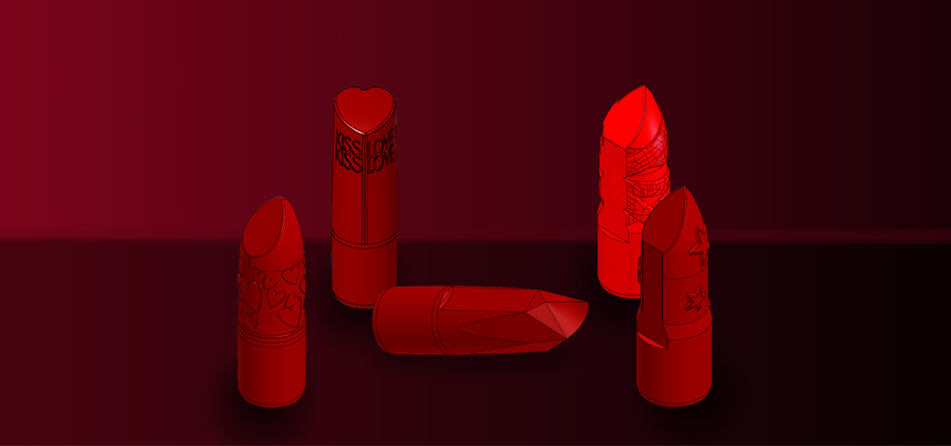 Lipstick molding